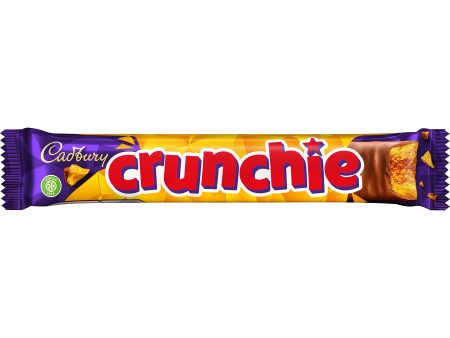 Cadbury Dairy Milk Crunchie - Barrita de Chocolate con Leche y Relleno Crujiente, 40 g Embalaje Deteriorado (Cad: 26 05 2025) For Cheap