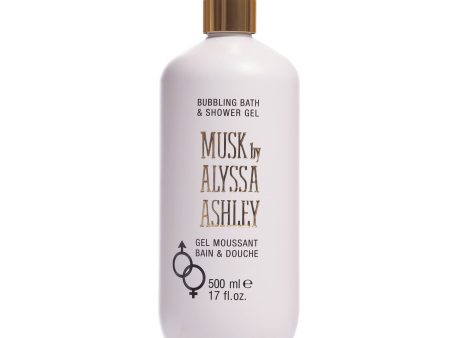 (Sin Dosificador) - Gel de Baño y Ducha Alyssa Ashley Musk con Aroma de Almizcle Sensual, 500 ml Embalaje Deteriorado Cheap