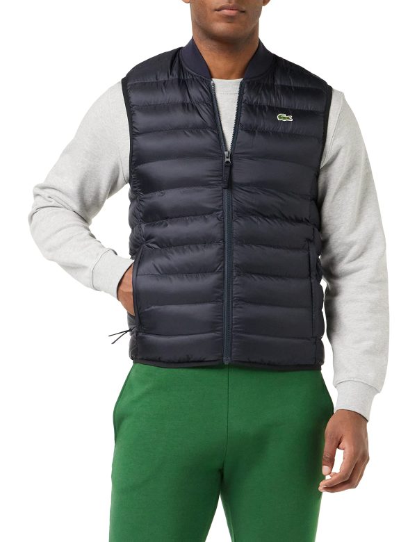 (Mancha lavable en parte posterior) - Talla: 50 - Parka & Blouson Lacoste Bh0537, Abimes para Hombre Embalaje Deteriorado Cheap