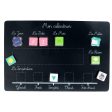 (Idioma Francés) - PLANÈTE BOIS Tableta Pizarra Magnética Calendario Montessori, 43 Piezas, Multicolor, Madera, 27 cm x 18 cm, A Partir de 3 años Embalaje Deteriorado Online now