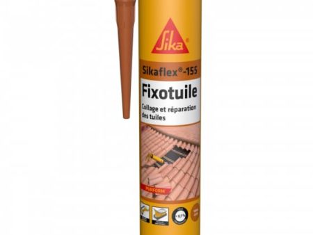 (Sin dosificador) - Sellador de pegamento suave de poliuretano Sikaflex-155 Fixoteile Purform Terracota Embalaje Deteriorado (Cad: 31 03 2025) Discount