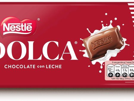 Tabletas de Chocolate con Leche Nestlé Dolca - 100g Embalaje Deteriorado (Cad: 31 12 2025) For Cheap